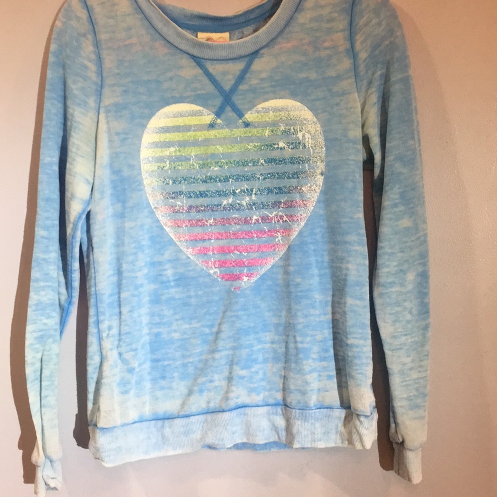 Fleece lined Heart Pullover